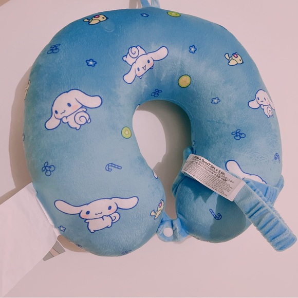 Cinnamoroll Travel Neck Pillow Sleep Mask Sanrio Miniso - Picture 4 of 9